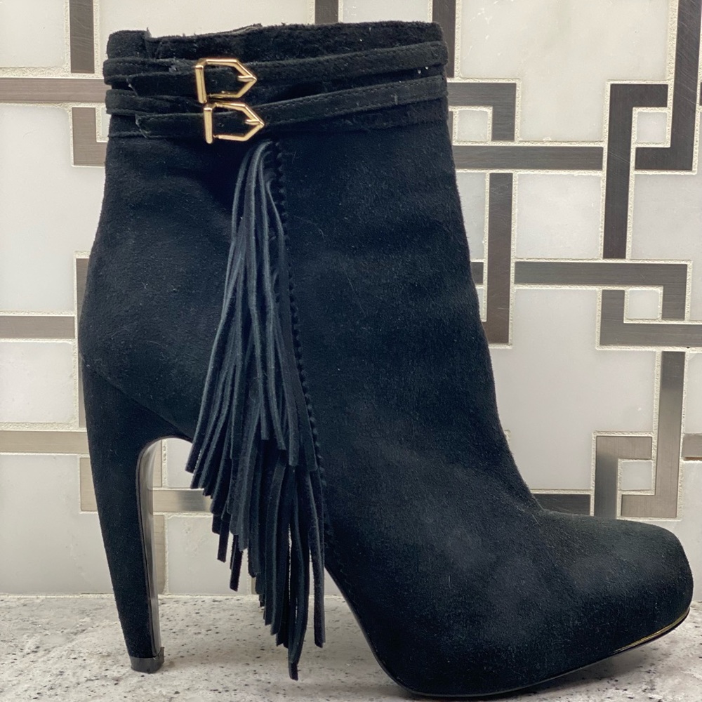 Sam Edelman Fringed Suede Boot